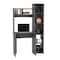 Tuhome 17.8 in. D X 63.9 in. H, 38.7 in. W X Laminate, Smokey Oak ELV5202 - alternate 2